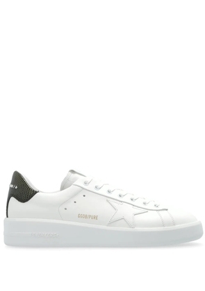 Golden Goose Pure leather trainers - White