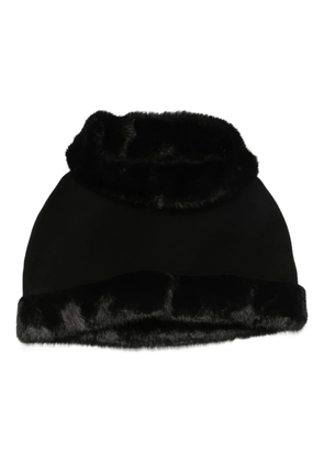 By Malene Birger faux-fur trim hooded jacket - Black