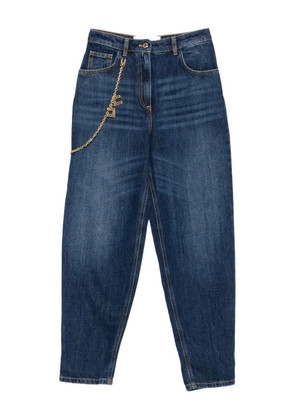 Elisabetta Franchi chain-embellished jeans - Blue