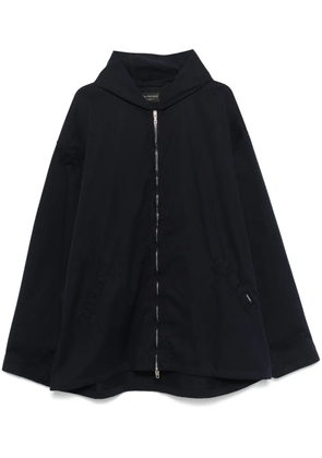Balenciaga zip-up hooded jacket - Blue