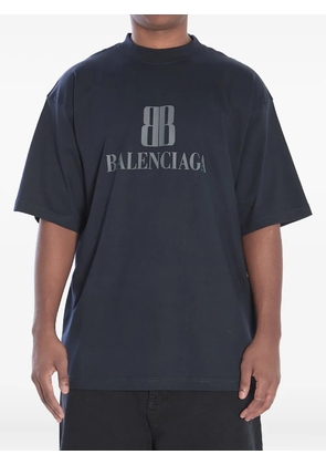 Balenciaga Nano BB logo-print cotton T-shirt - Black