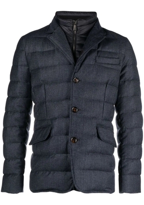 Moorer Mougi quilted down jacket - Blue