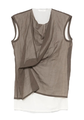The Row Inawa top - Brown