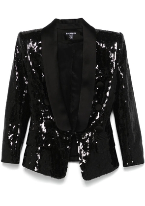 Balmain sequinned blazer - Black