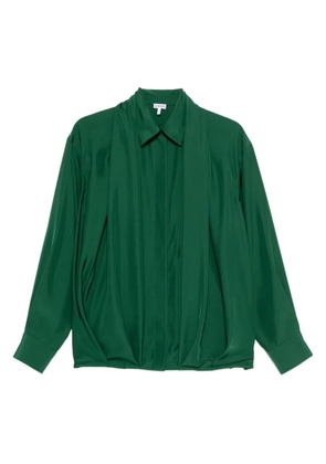 LOEWE pleated shirt - Green