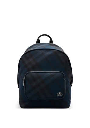 Burberry Grid Check-pattern backpack - Blue