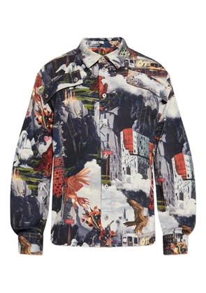 Off-White printed shirt - Blue
