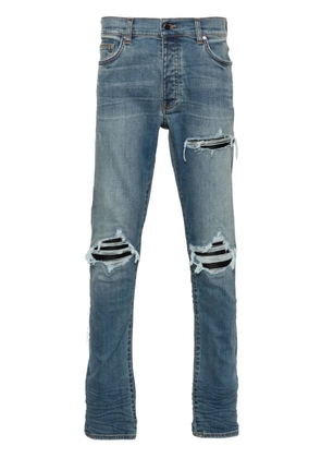 AMIRI MX1 distressed-effect skinny jeans - Blue