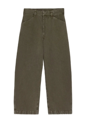 LEMAIRE Maxi Workwear snow-wash jeans - Green