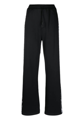 DSQUARED2 logo-tape wide-leg track pants - Black