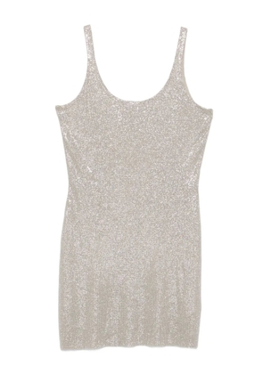Alexander Wang sleeveless mini dress - Silver