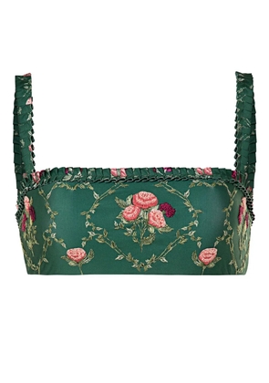 Agua By Agua Bendita Olmo Memoria bikini top - Green