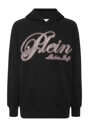 Philipp Plein rhinestone-embellished hoodie - Black