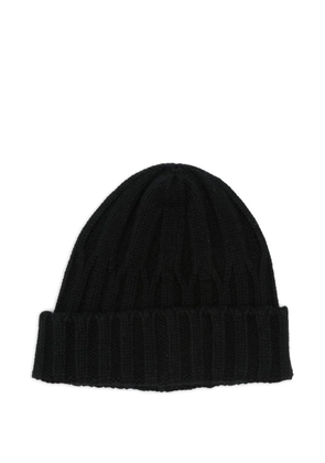 Fileria ribbed cashmere beanie - Black