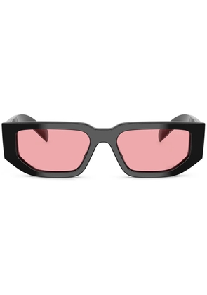 Prada Eyewear triangle-logo sunglasses - Black