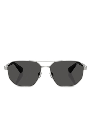 Burberry Eyewear geometric-frame sunglasses - Silver
