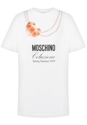 Moschino logo-print T-shirt - White