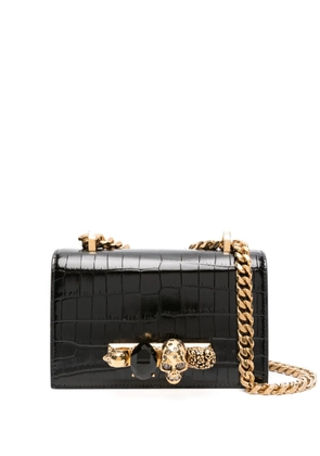 Alexander McQueen The Jewelled cross body bag - Black