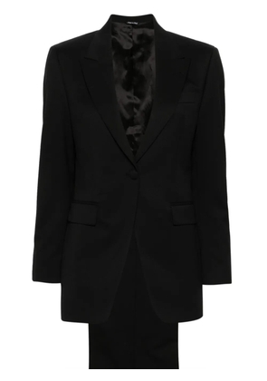 ERALDO twill-weave suit - Black