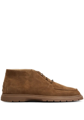 Tod's leather desert boots - Brown