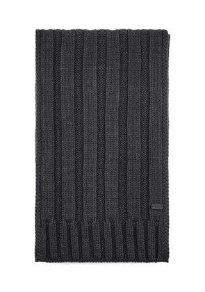 Tod's ribbed-knit scarf - Grey