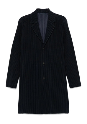 Homme Plissé Issey Miyake plissé coat - Blue