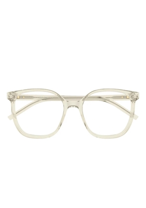 Saint Laurent Eyewear square-frame glasses - Neutrals