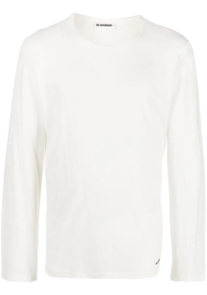 Jil Sander long sleeve cotton T-shirt - White