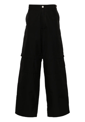 VTMNTS loose-cut cargo pants - Black