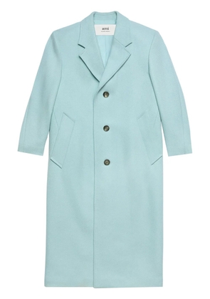 AMI Paris single-breasted coat - Blue