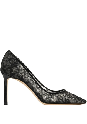 Jimmy Choo 85mm Romy pointed-toe pumps - Black