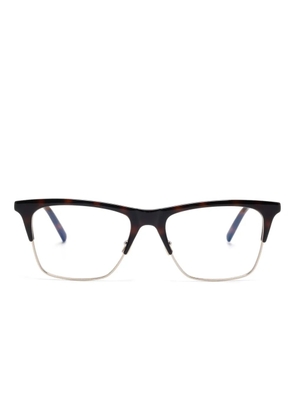 Saint Laurent Eyewear square-frame glasses - Brown
