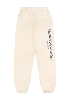 Sporty & Rich logo-print track trousers - Neutrals