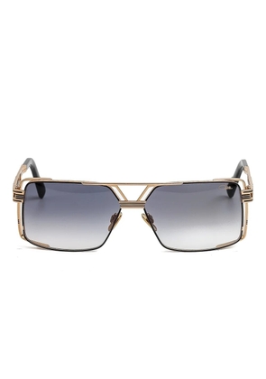 Cazal rectangle-frame sunglasses - Gold
