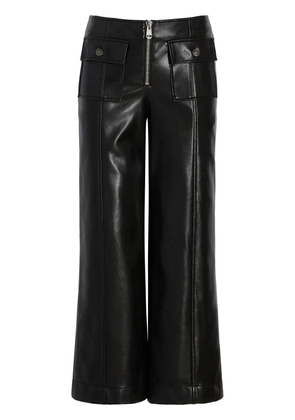 Cinq A Sept Azure faux-leather trousers - Black