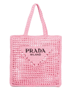 Prada woven tote bag - Pink