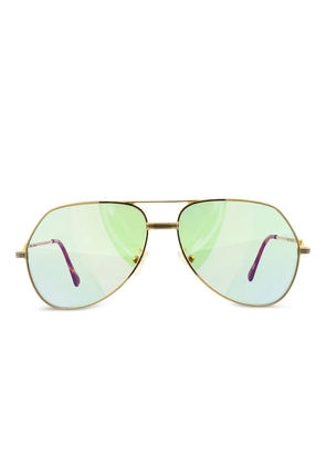Hilton pilot-frame sunglasses - Gold