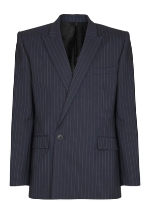 Balmain pinstripe double-breasted blazer - Blue