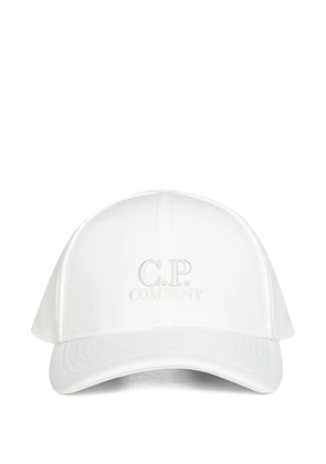 C.P. Company logo-embroidered hat - White