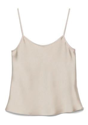 Blanca Vita satin tank top - Grey