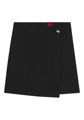 HUGO detail mini skirt - Black