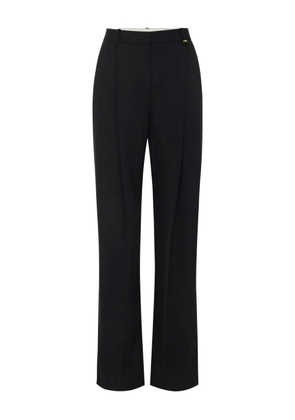 Elisabetta Franchi pressed-crease trousers - Black