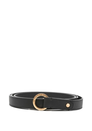 Agnona logo-engraved belt - Black