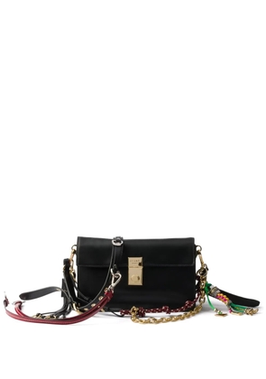 Prada small Soft Sound leather shoulder bag - Black