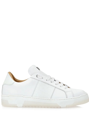 Philipp Plein monogram leather sneakers - White