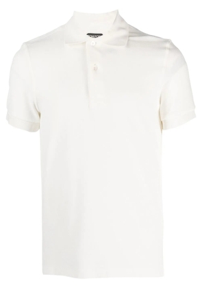 TOM FORD cotton-blend polo shirt - White