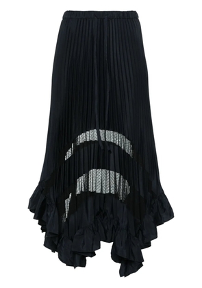 Claudie Pierlot pleated midi skirt - Blue