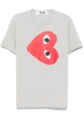 Comme Des Garçons Play side heart-print T-shirt - Grey