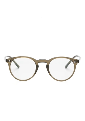 Oliver Peoples O'Malley round-frame glasses - Green