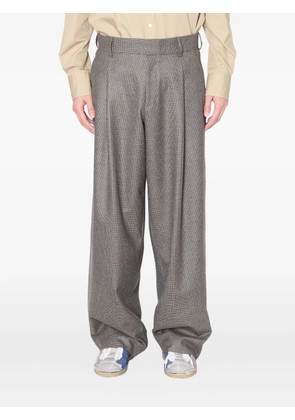Kolor check-pattern tailored trousers - Grey